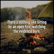 open fire evidence