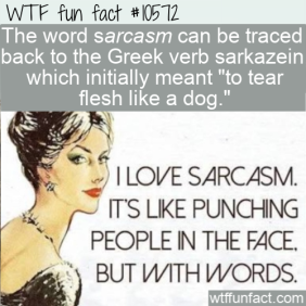 sarcasm origin