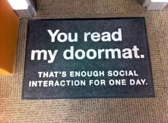 read my doormat